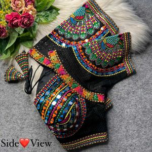 NAVRATRI SPECIAL PEACOCK DESIGN🦚 REAL MIRROR WORK