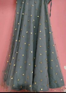 Elegant Grey Dress.