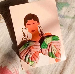 Leaf Statement Earrings