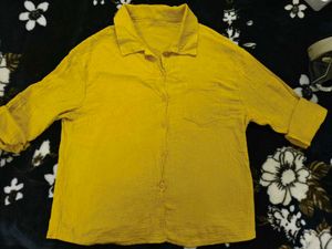 Yellow Casual Shirt