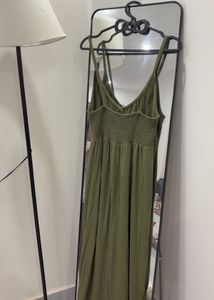 Olive Green Maxi Dress