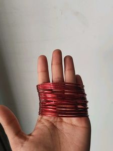 Set of Red Bangles