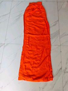Vibrant Yellow Kurta Set with Orange Bottoms