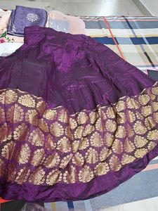 Purple Ethnic Skirt