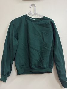 Forest Green Crew Neck Sweatshirt