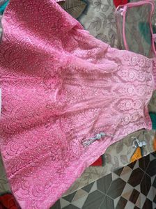 Stunning Pink Embroidered Lehenga Choli