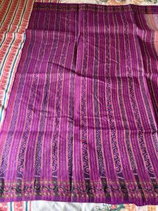 Purple Ikat Saree