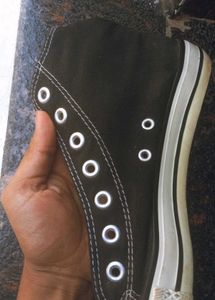 Classic sea star Black High-Top Sneakers