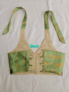 Banarasi Halter Neck Top