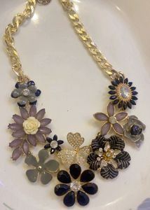 New Statement Floral Necklace