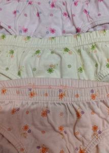 Floral Print Cotton Briefs 3 Pack