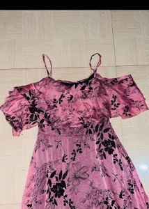 Stunning Purple Floral Maxi Dress