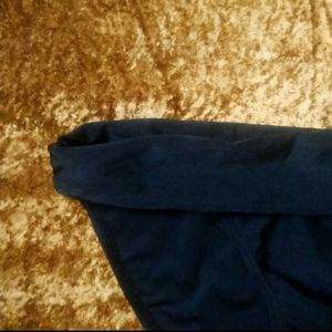 Black Fold-Over Bikini Bottom