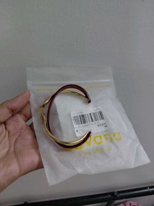 Unique Red &amp; Gold Cuff Bracelet