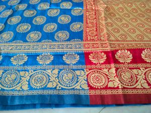Price Drop ✨✨Elegant Printed Saree 💙♥️