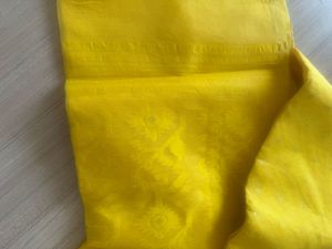 Vibrant Yellow Sari 🥻