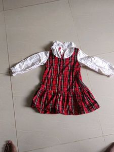 Girls Plaid Dress