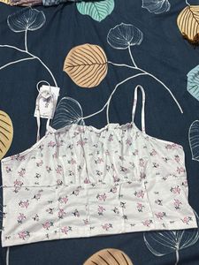 Floral Print Crop Top