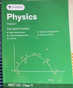 Unacademy Physics Volume 1 NEET UG Class 11