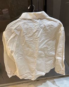 ONLY White Shirt with Black Patch Detail