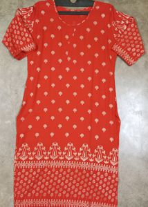 New Kurti With Beautiful Print
