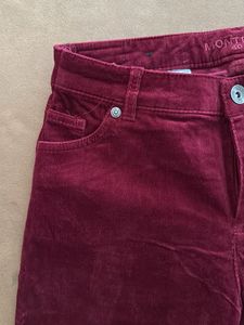 Maroon Corduroy Pants