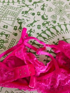 Pink Lingerie | Bra And Panty Set
