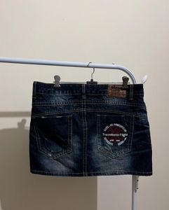 Denim Mini Skirt