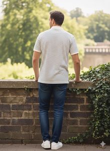 Striped Polo T-Shirt