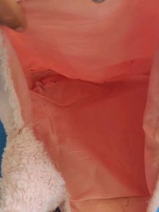 Pink Fuzzy Shoulder Bag