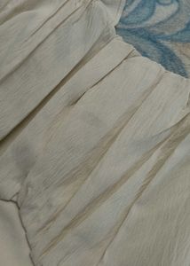 Urbanic off white back tie up top