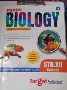 Focus Biology Std. XII Science Textbook