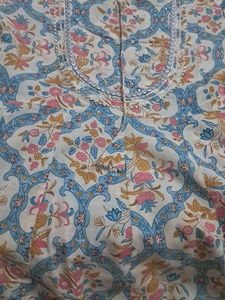 a line pure cotton  kurti