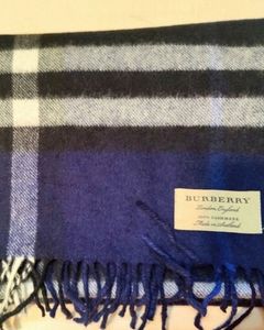 Auth Burberry Giant Icon Check Cashmere Scarf