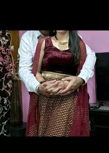 Maroon Lehenga Set