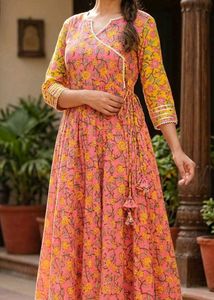 Floral Print A line