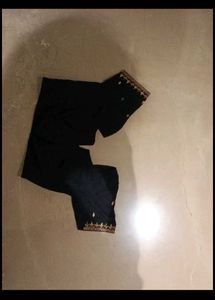 Black Embroidered Saree