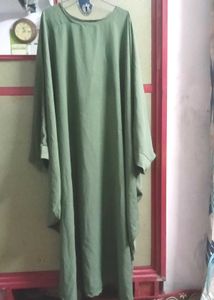 Elegant Green Kaftan Abaya