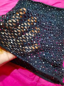 Sparkly Mesh Lingerie Set