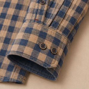 Men's Plaid Button-Down Shirt