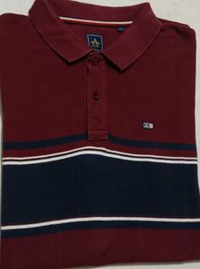 Men's Burgundy Polo T-Shirt