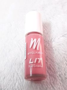 MyGlamm LIT Nail Enamel-Hey Gurl (Pink)-7ml