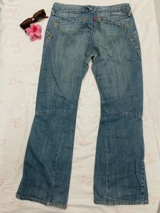 Women's Light Wash Flare Jeans