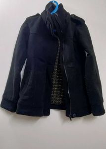 Heavy Jacket With Removable Hoodie