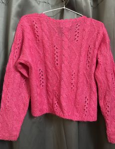 Barbie Pink Crop Sweater