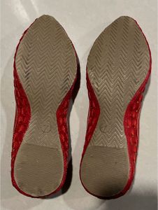 New Red Color Kolhapuri Juti For Girls Size 2UK