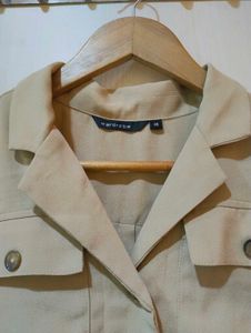 Beige Shirt Dress