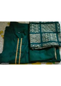 Elegant Green Kurta Set with Dupatta