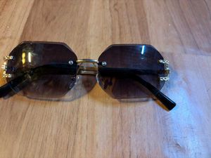 Stylish Rimless Gradient Sunglasses