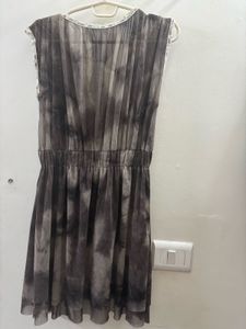 Sheer Embellished Mini Dress